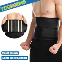 sports back support adjustable back brace lumbar support belt with breathable four straps gym lower back pain relief unisex