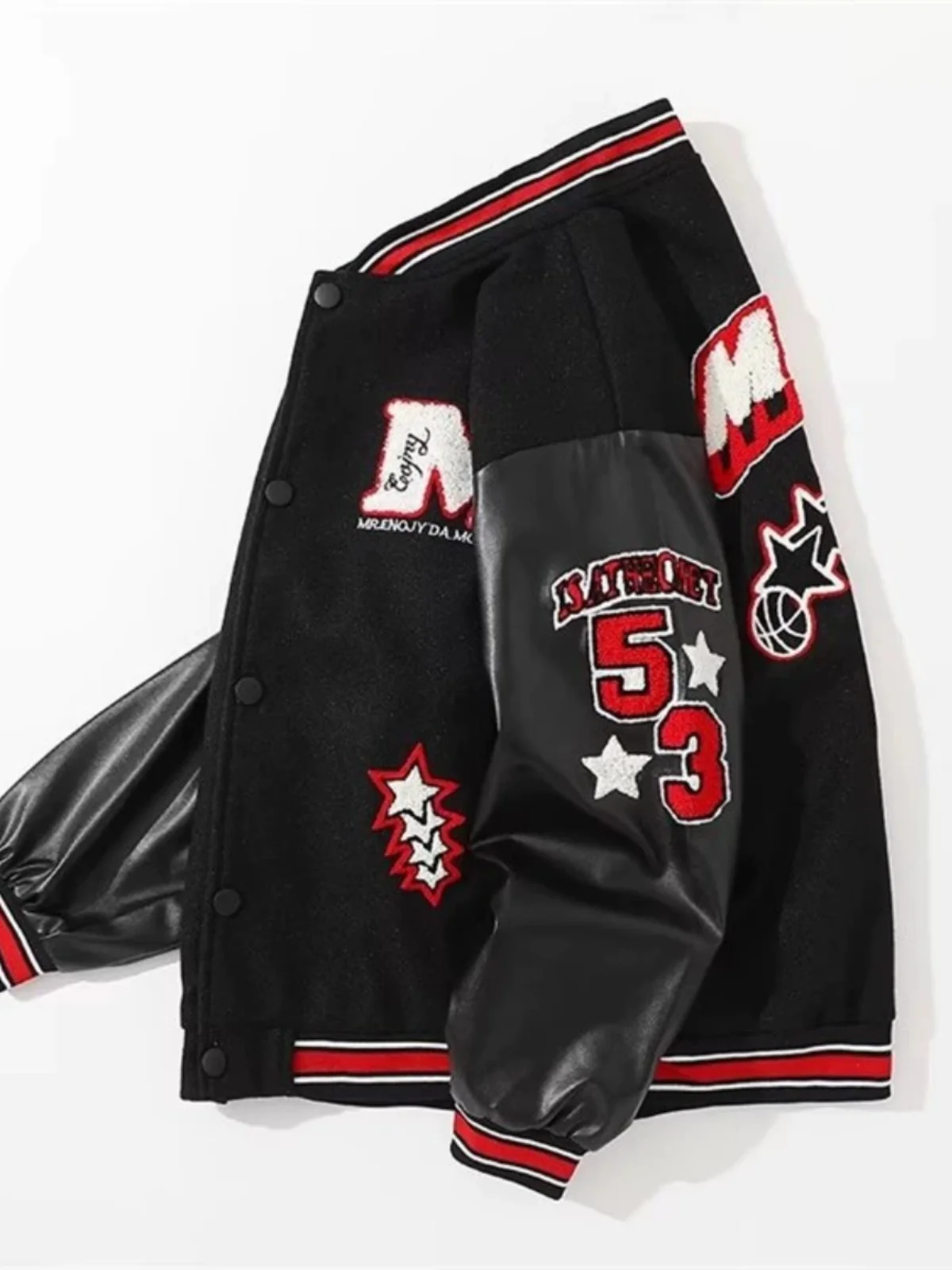 Extra Large 50.00kg American vintage Baseball Uniform Outerwear Men's and Women's Spring Autumn Couple look Casual Overf...