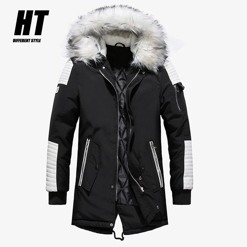 

Winter Jacket Men Thicken Warm Parkas Men Casual Long Outwear Hooded Collar Jackets Coats Parkas Hombre Invierno Dropshipping