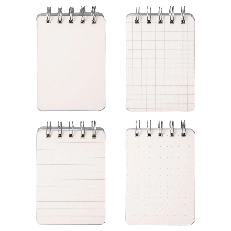

2023 New Frosted Pocket Notepad Planner Mini Spiral Notebook for Women Men Office Worker