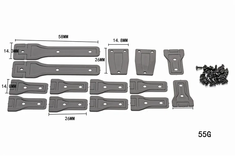 

1/6 Tailgate Metal Door Cover Hinge Car Door Hinge Simulate for AXIAL SCX6 Wrangler RC Car Upgrade Accessories rc carros