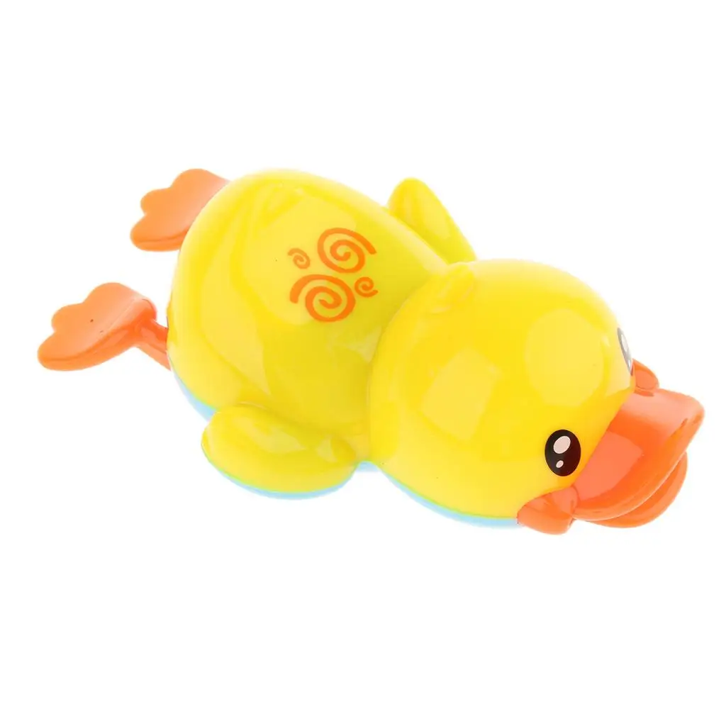 

Kids Baby Developmental Bathing Bathroom Toy Wind Up Yellow