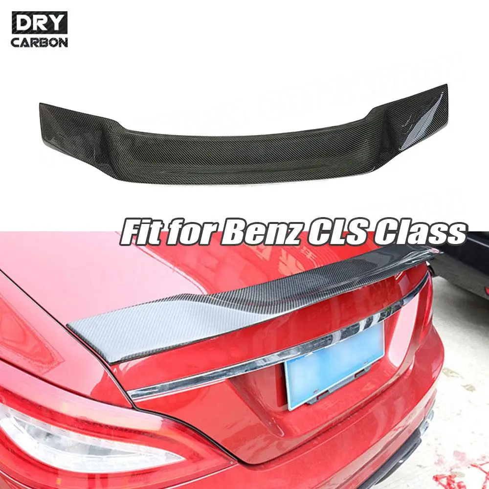

Carbon Fiber Rear Spoiler Trunk Boot Tuning Wing For Mercedez Benz CLS Class W218 CLS300 CLS350 CLS500 CLS550 CLS63 2012-2017