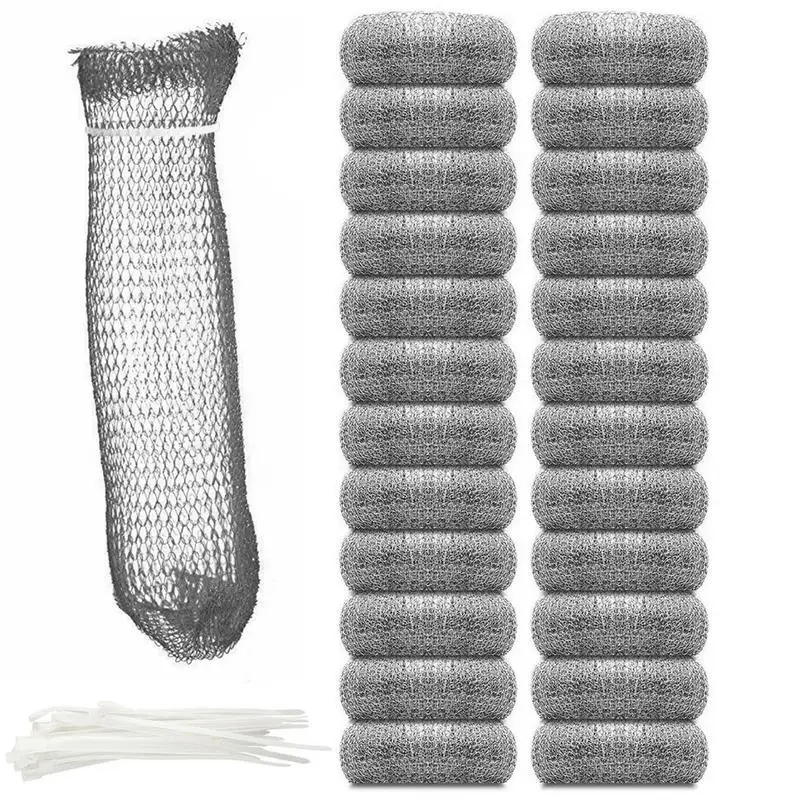 

Lint Traps For Washing Machine Hose Lint Snare Traps Stainless Steel 24pcs 24pcs Rust-Proof Effective Wash Machine Accessory For