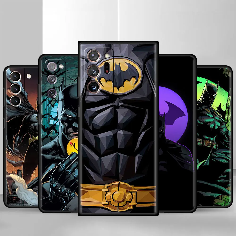 Чехол для телефона Samsung Galaxy S20 FE S21Ultra S22 S10 S8 S9Plus Черный силиконовый чехол S10e S7 Note 20 с