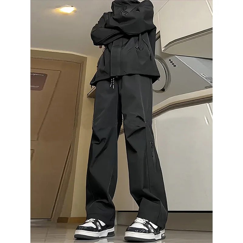 Однотонные повседневные брюки с тремя противоскользящими водонепроницаемыми