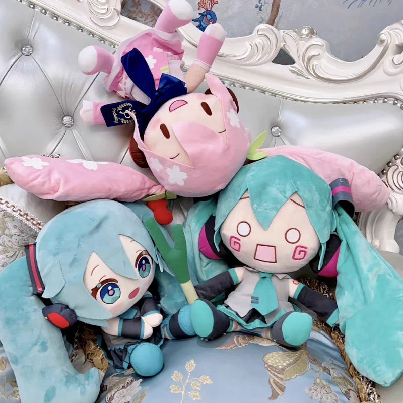 

32cm Anime Hatsune Miku Deep-sea Doll Cartoon Cute Dolls Girls Birthday Gifts Kawaii Plushies Soft Pillow Decoration Gift Toys