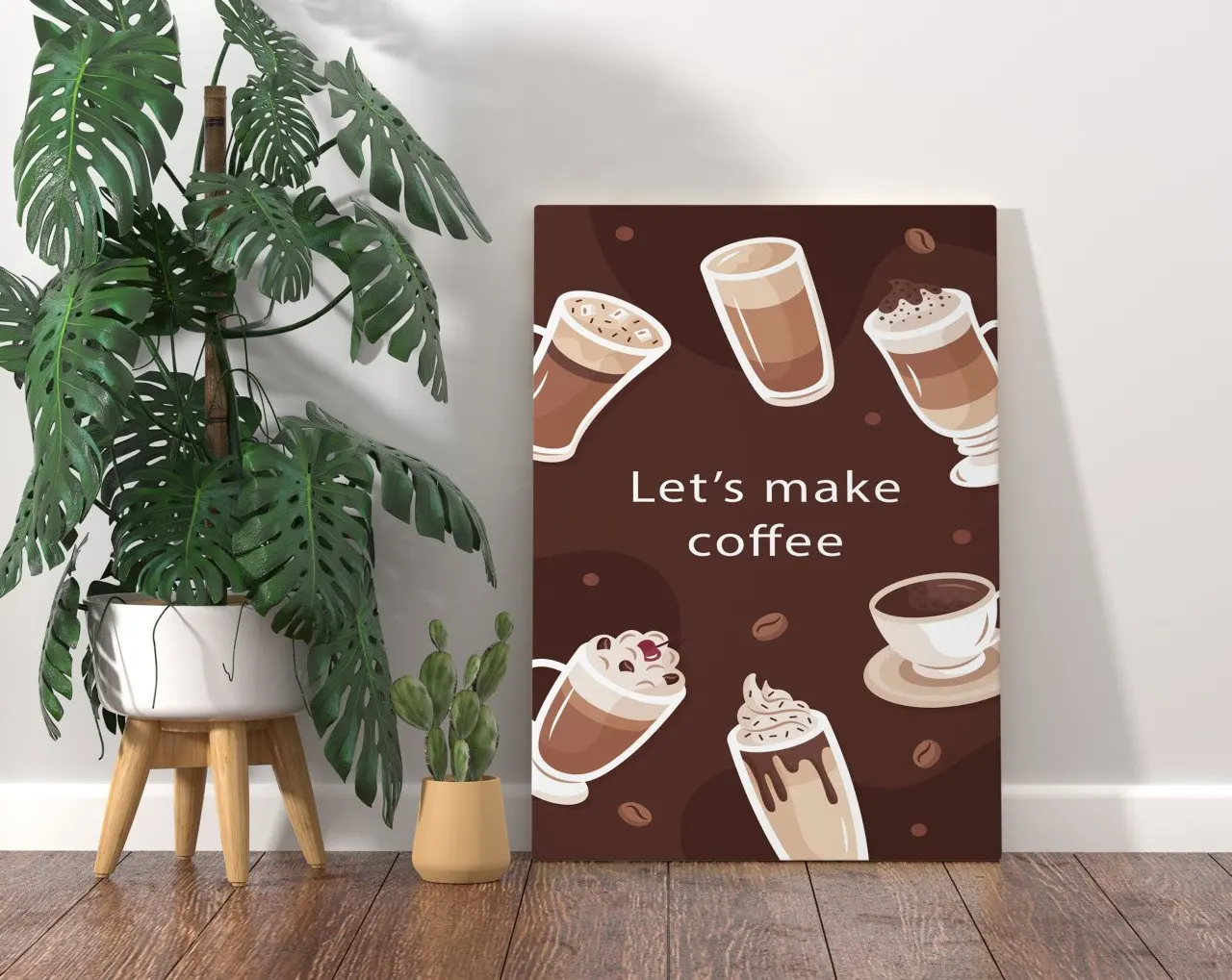 

Холщовый столик BK Home Coffee Design 70x100 см-31