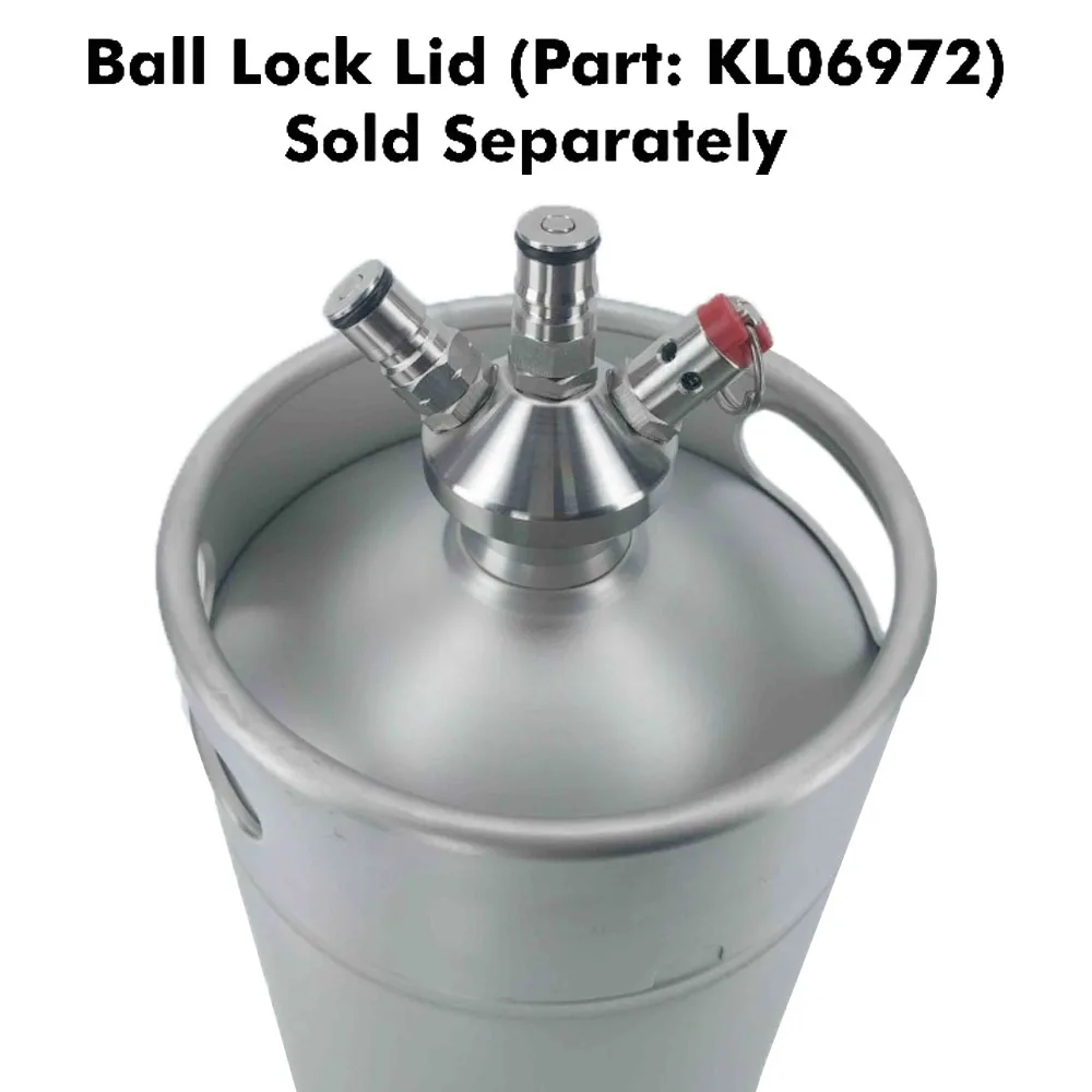 Кегельная мини-бочка для пива 4 л (135 мм x 326 мм) | Пивоварение