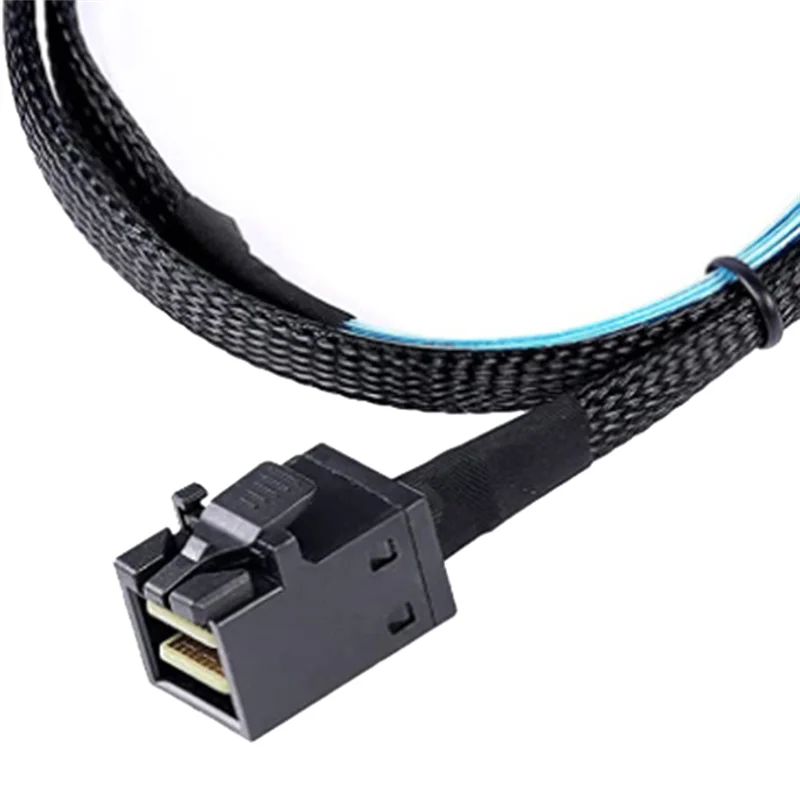 Мини SAS HD 12G SFF8643 — 4 29-контактные кабельные разъемы SFF8482 с 15-контактным