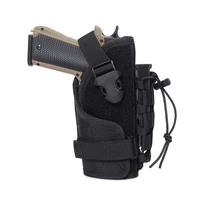tactical gun holster molle waist belt bag universal handgun holder right hand military hunting shooting airsoft glock holsters