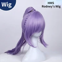 azur lane hms rodney cos game anime cosplay heat resistant cosplay costume hairwear wig synthetic hair game for new year party