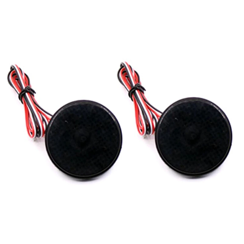 

1 Pair Car Cover 5.8CM Round LED Rear Bumper Reflector Tail Light Brake Lamp For Toyota Highlander Mitsubithi ASX