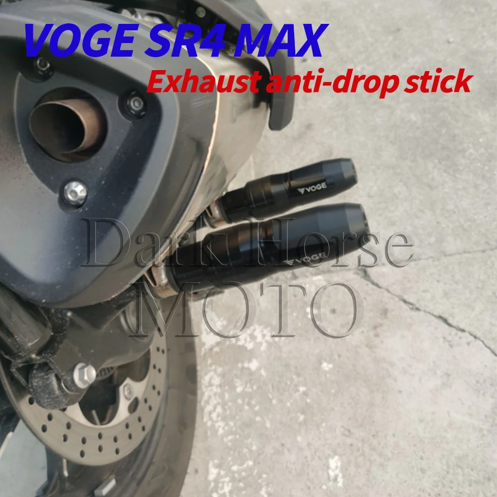 

Motorcycle Modified Exhaust Anti-fall Stick Engine Anti-collision Protection Ball Protection Bar FOR VOGE SR4 MAX SR4MAX