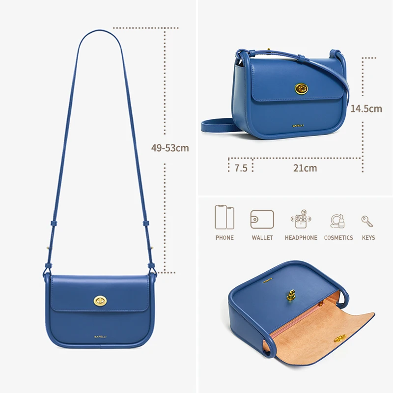 women‘s handbag new arrival 2021 saddle bag stylish fashion collocation crossbody shoulder purse carteras para mujer casual free global shippi