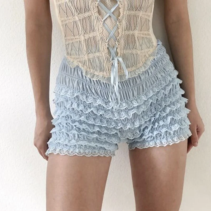 Шорты Lamuusaa с оборками