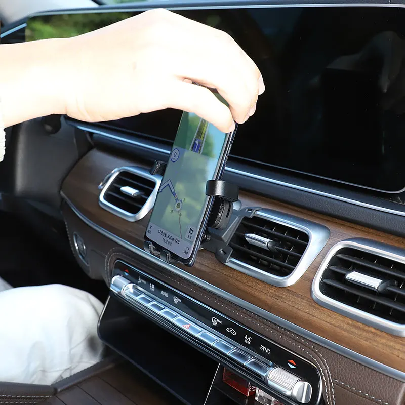 

for Mercedes GLE GLS W166 W167 v167 X166 X167 2015-22 car phone holder Wireless charging GPS Navigation bracket Car Accessories