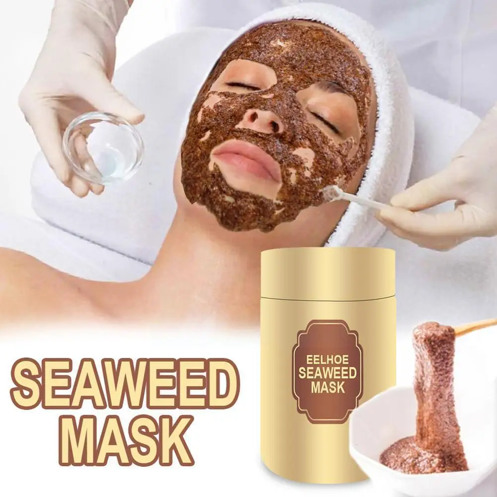 

80g Seaweed Natural Face Moisturizing Whitening Pores Algae Care Seed Remove Acne Skin Shrink Face Hydrating O2h5