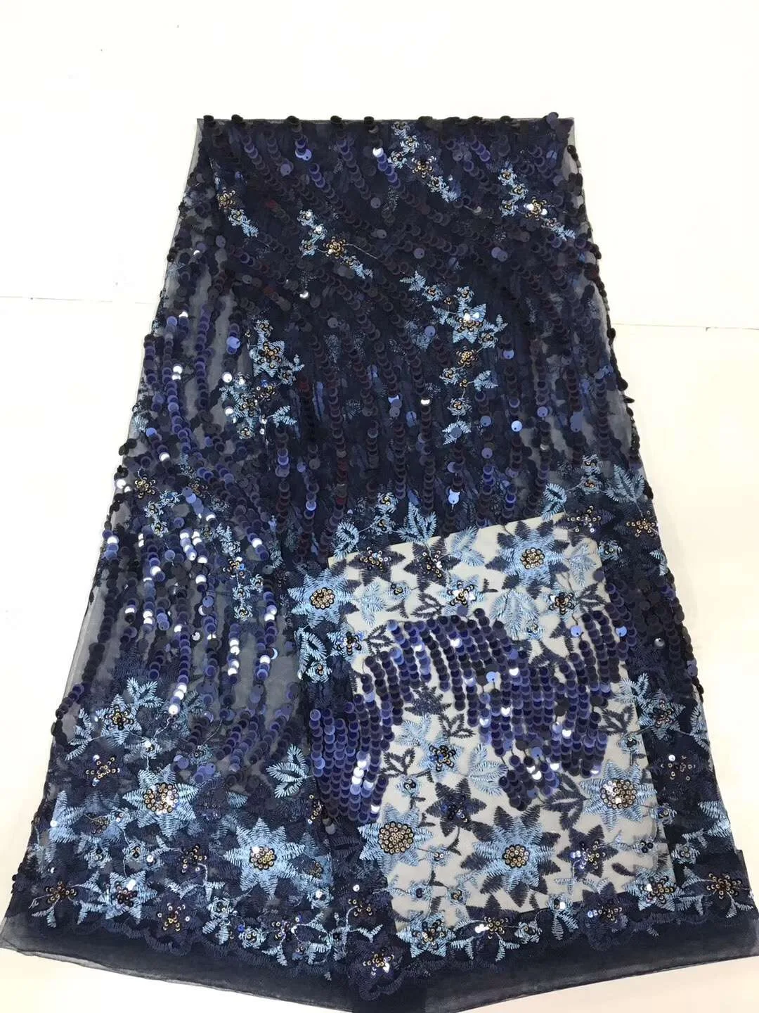 

Фиолетовая африканская кружевная шнуровка для свадебного платья. Искусственная ткань с красивым цветком, новая нигерийская кружевная ткань D170