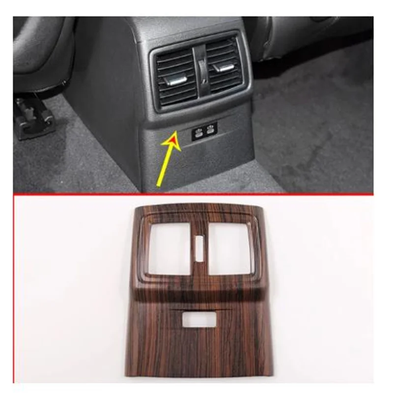 

Pine Wood Grain For BMW X1 F48 2016-19 ABS Rear Row Air Conditioning Vent Frame Trim For BMW X2 F47 2018 2019 Accessories