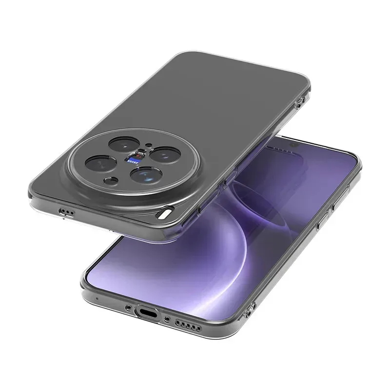Фото Чехлы для телефонов VIVO X300 5G, простой тонкий мягкий прозрачный чехол из ТПУ для Vovo X300 Pro X300Pro, задняя крышка, чехол Fundas Carcase №2