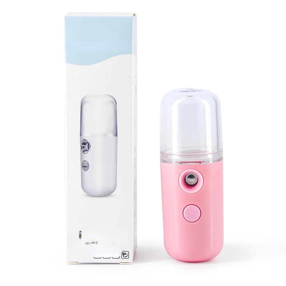 

NEW2023 Mist Facial Sprayer Humidifier Rechargeable Nebulizer Face Steamer Moisturizing Beauty Instruments Face Skin Care Tools