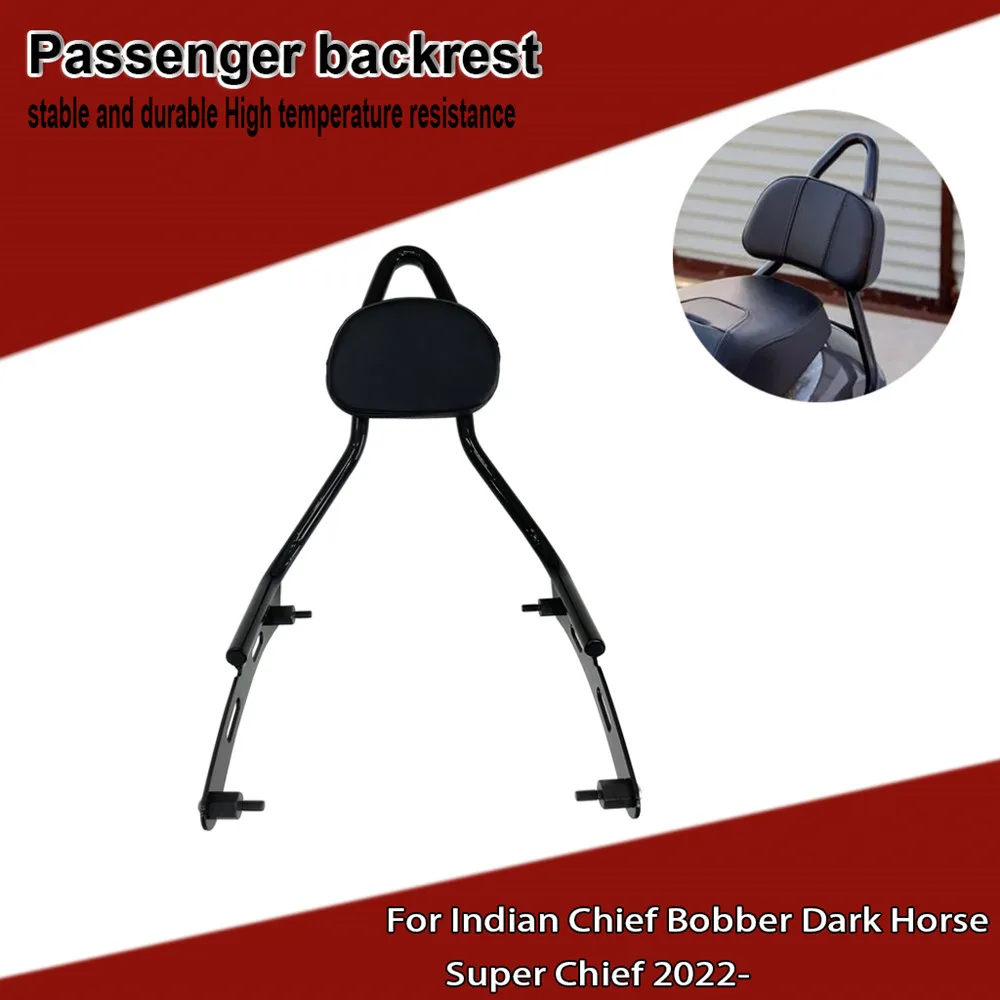 

Passenger Sissy Bar Backrest For Indian Chief Bobber Dark Horse 2022