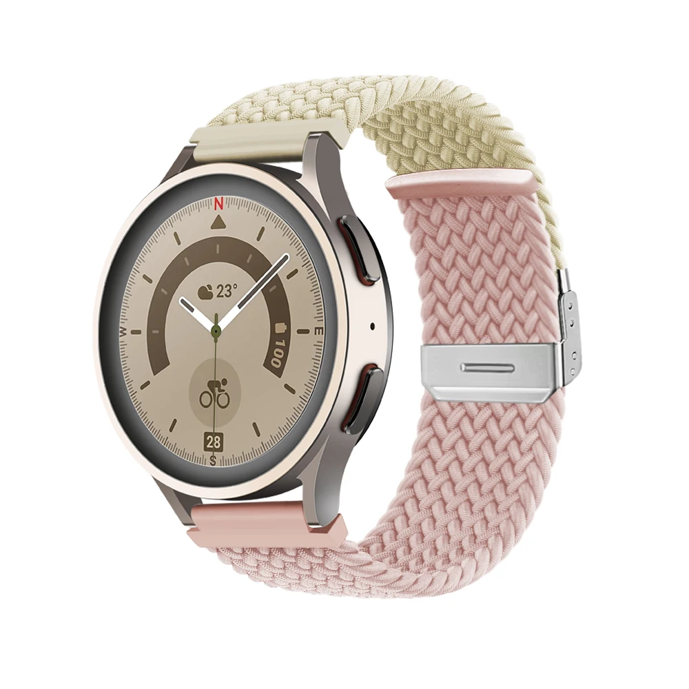 20mm 22mm watchband For Samsung Galaxy Watch 4/classic/3/5/pro/Active 2 Gear S3 Elastic Nylon Strap Huawei watch GT 2 2e 3 pro