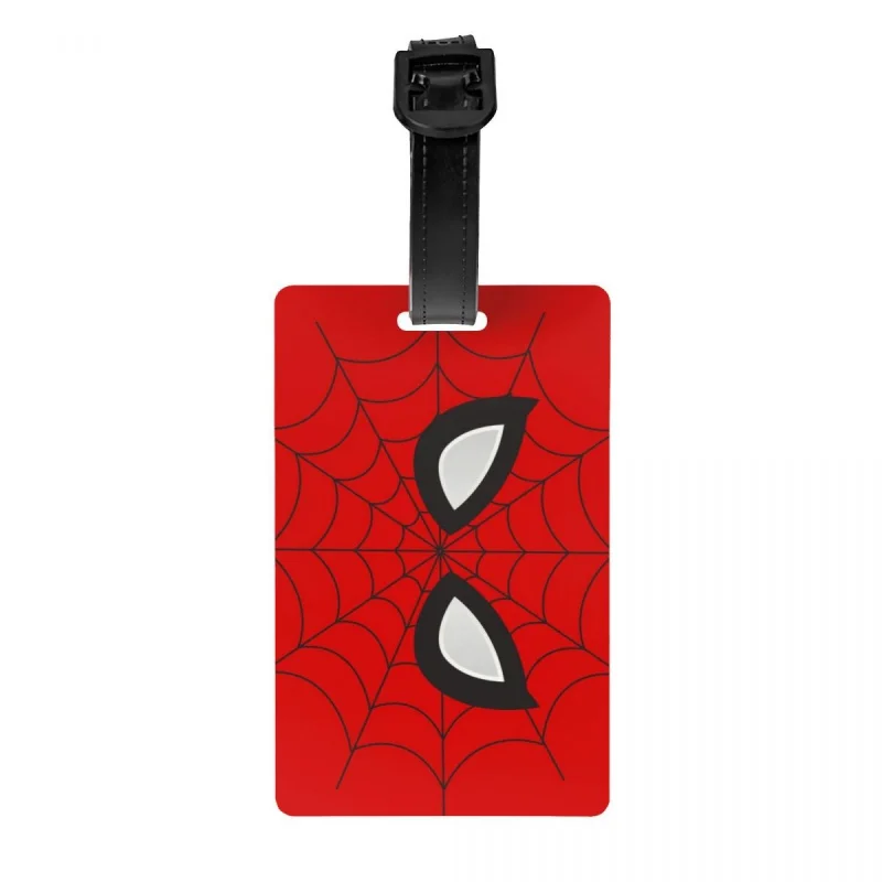 

Classic Red Spider Web Luggage Tag Travel Bag Suitcase Privacy Cover ID Label