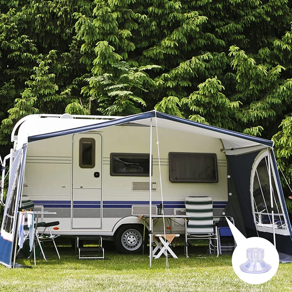 

10Pcs Suction Cups Hook Awning Side Fix Kit Fit Caravan Motorhome Campervan Durable Tear Resistant Waterproof Accessories