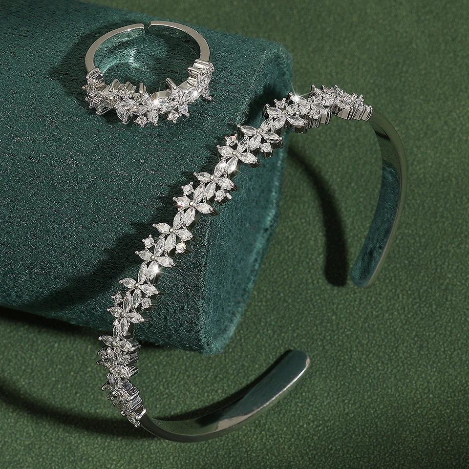 UILZ 2 шт. роскошные темпераментные украшения C-образной формы для женщин