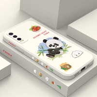 cute panda phone case for vivo y20 y20i y20s y12s y30 y33s y12 y15 y17 y19 y21 s1 pro y91 y93 y95 silicone cover