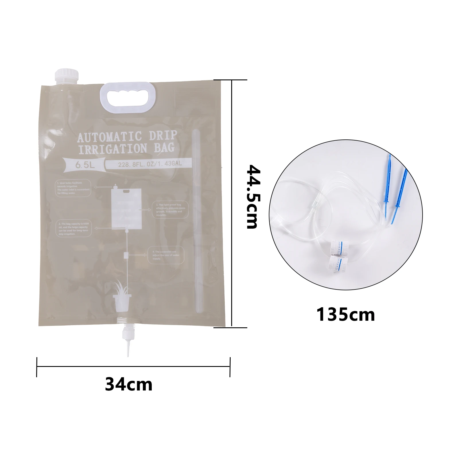 

6.5L Самополивной мешок для полива Adhere To Fly