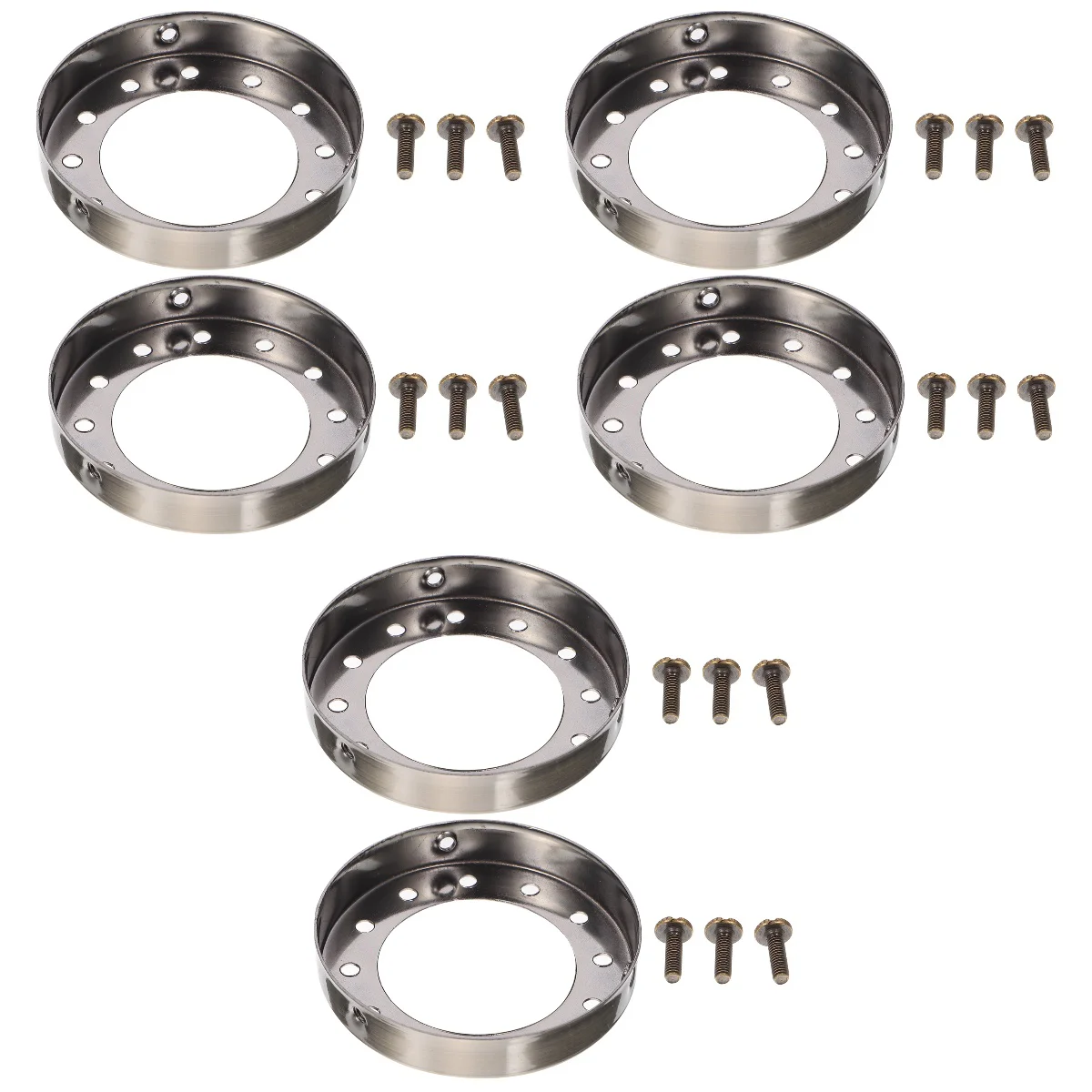 

6 шт., металлические кольца для лампы