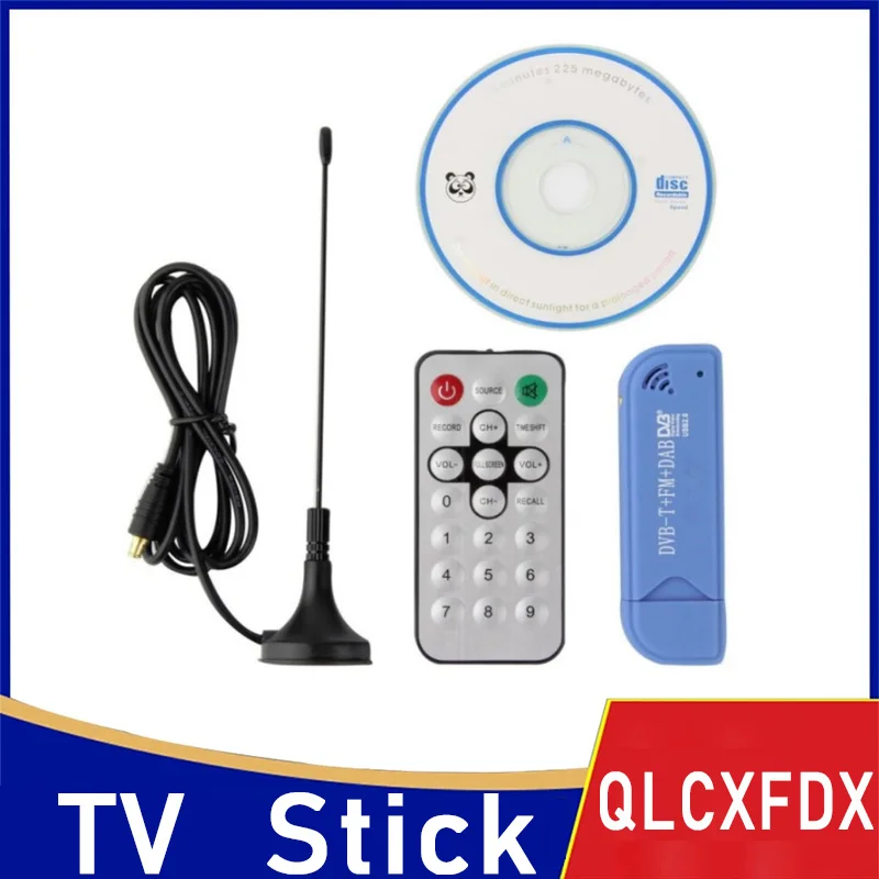 

IR Remote Digital satellite USB TV Stick DAB FM DVB-T RTL2832 FC0012 SDR RTL-SDR Dongle Stick Digital TV Tuner Receiver