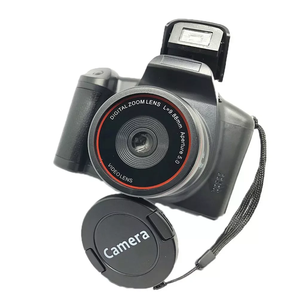 

NEW2023 1080P Digital Camera SLR 4X Digital Zoom 2.8 Inch Screen 3mp CMOS Maximum 12MP Resolution 720P TV OUT for PC Video