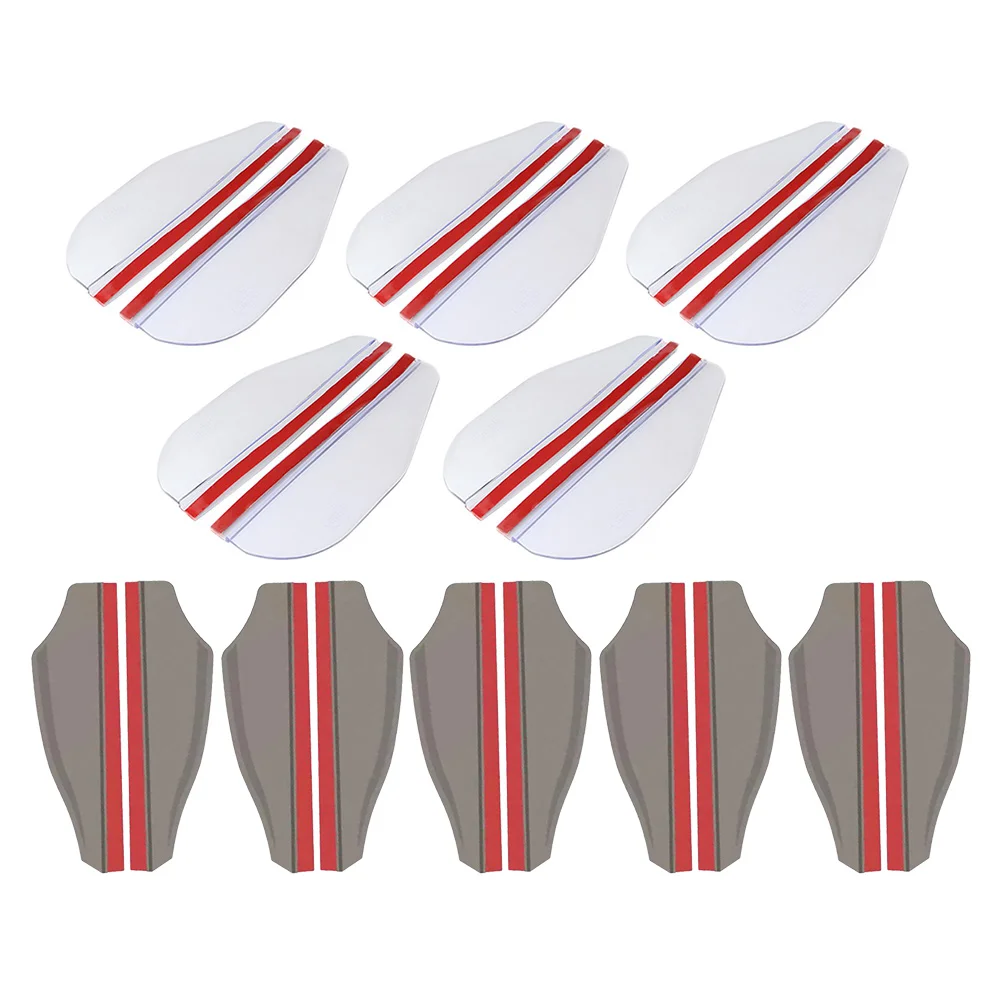

10 Pairs Sun Visor Car Window Visors Cars Rain Guards Visor Car Mirror Eyebrow Rain Eyebrow Rearview Mirror Sun Shade Car Window