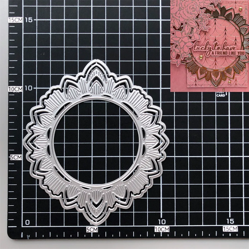 (19 видов стилей) новые металлические режущие штампы с кружевной рамкой