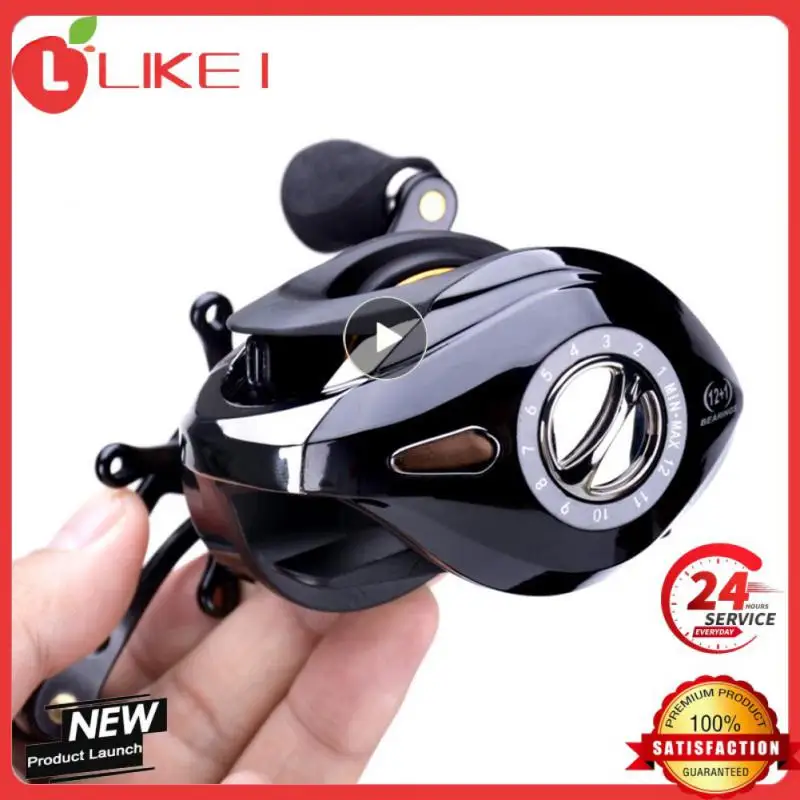 

Fishing Line Wheel Water Drop Wheel Metal Deep Line Cup Large Capacity Thunder Strong Fishing Wheel 13 Axis Anti Explosion Line