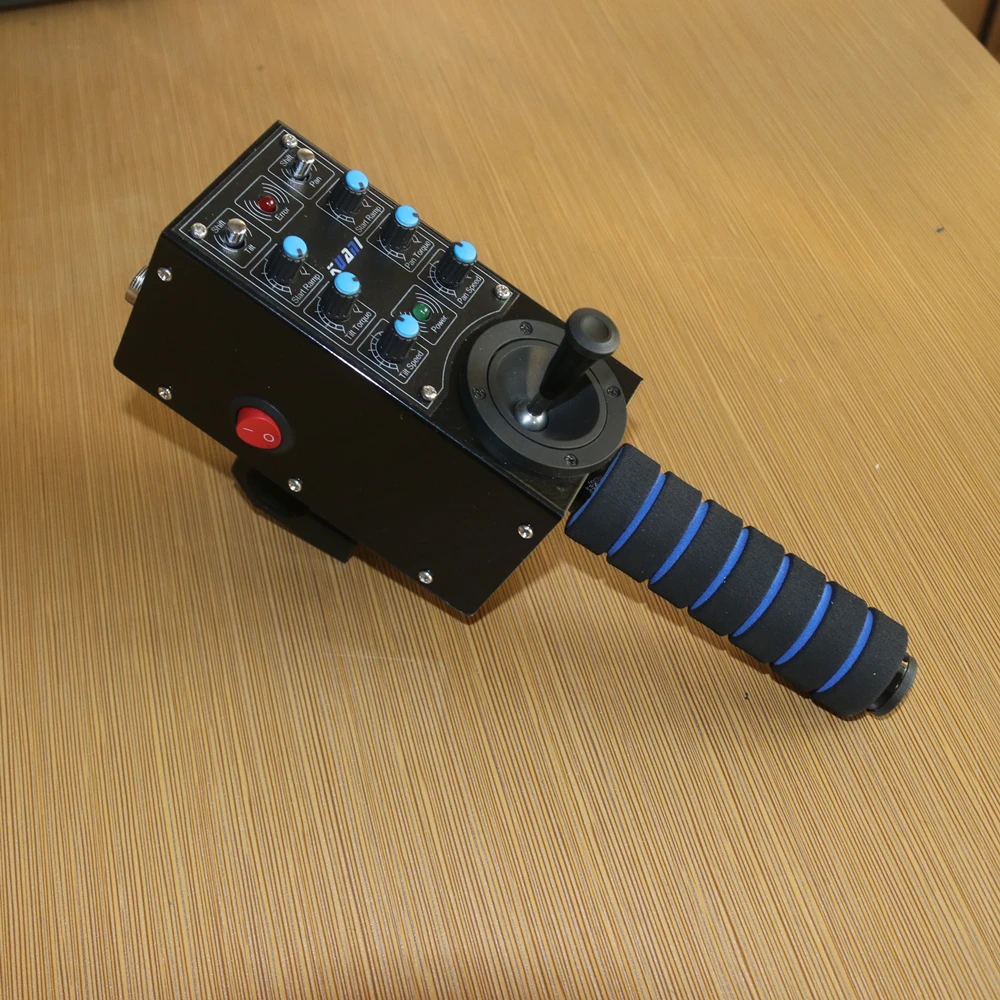 2 axis head camera crane jib remote controller pan tilt control with power adaptor