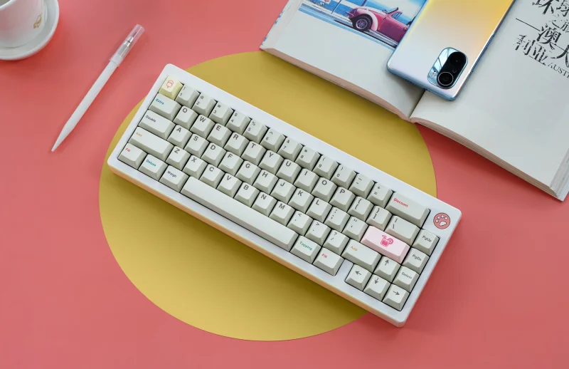

GMK Compatible keycaps PBT Cherry profile Dyesub printing for mx mechanical keyboard build