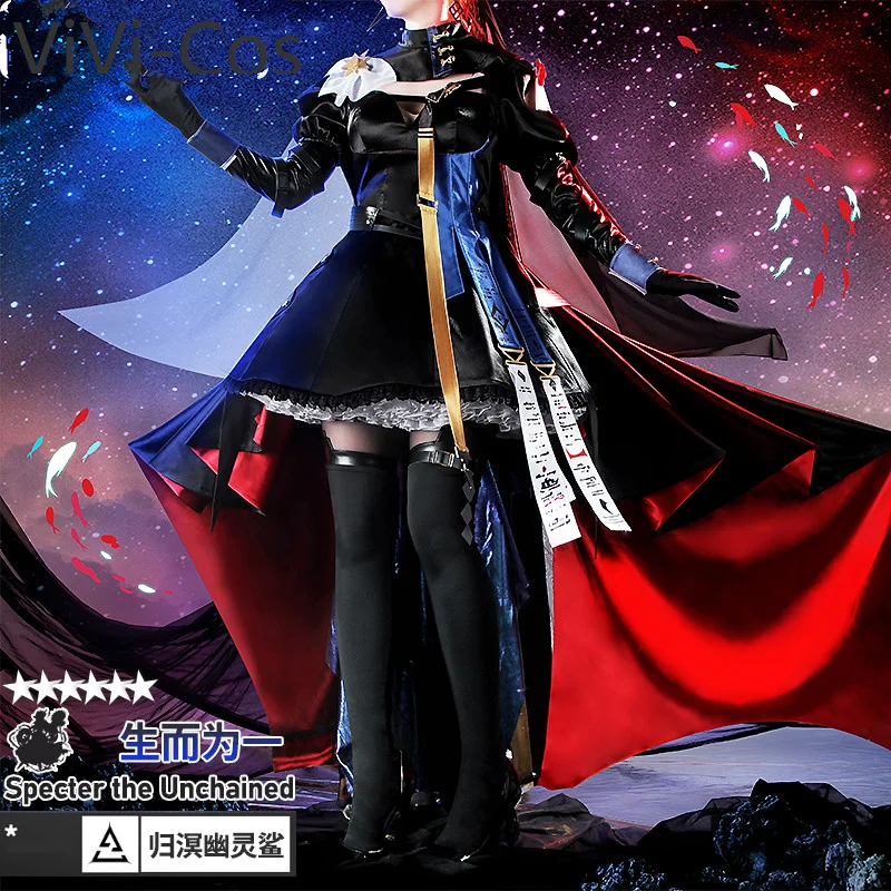 

Костюм для косплея ViVi-Cos с изображением рыцарей спектров, развязанный костюм для Хэллоуина, яркий костюм для ролевых игр, платье любого размера