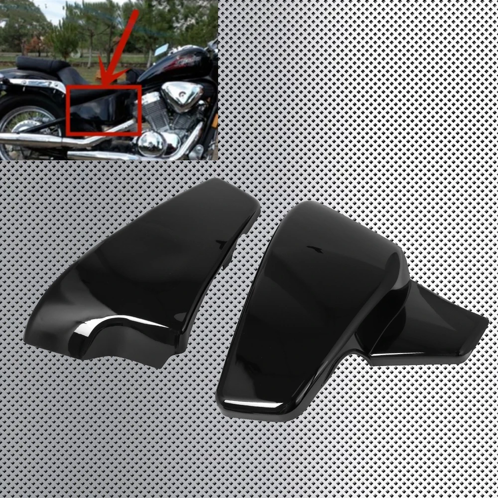 

Для Honda Shadow VLX 600 VT600C VT600CD Deluxe 1999-2007 глянцевый черный левый и правый абс пластиковый чехол для аккумулятора мотоцикла