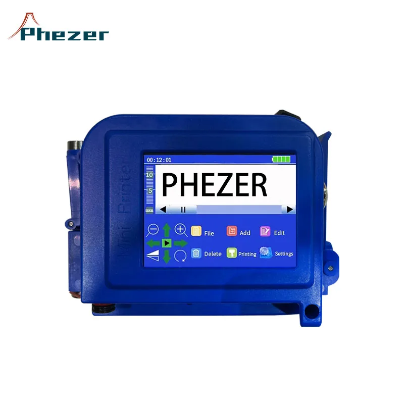 Фото Промышленный мини-принтер Phezer PC-11 TIJ для нанесения логотипов, даты производства и срока годности на ручках №3