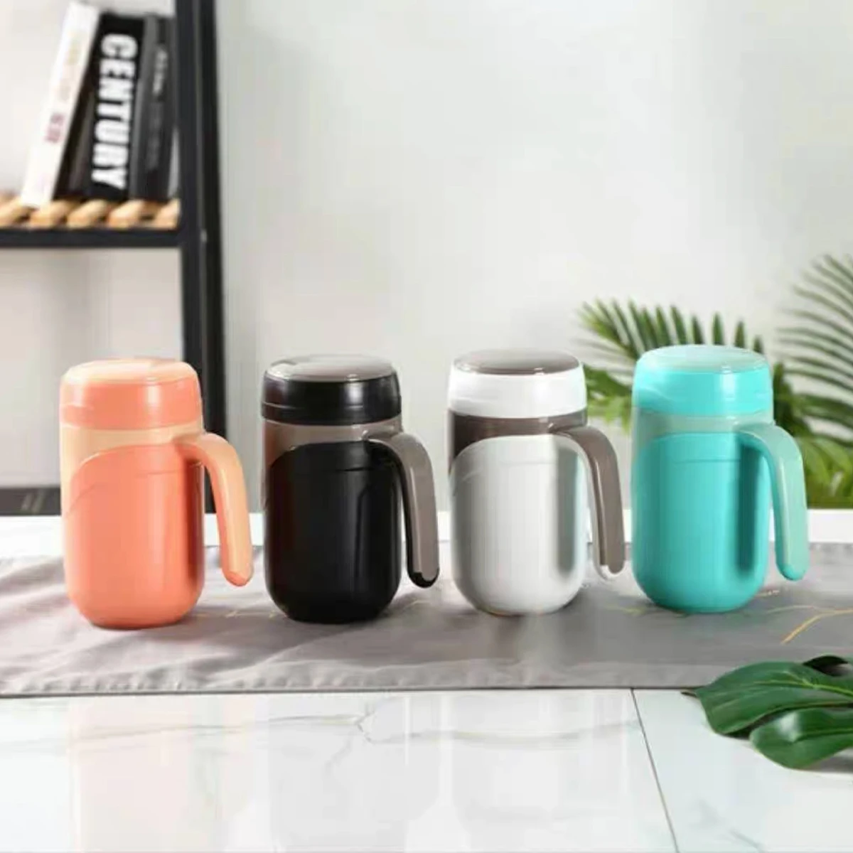 

Керамическая сохраняющая тепло чашка New380ML, Офисная Изолированная чашка для воды, керамическая Изолированная кофейная кружка с двойными ст...