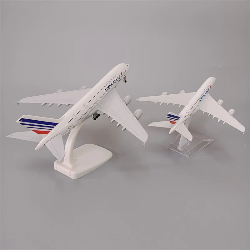 

Модель самолета из металлического сплава, 16 см, 20 см, аэрофранция, аэрофранция, аэробус 380 A380, модель самолета авиакомпании, литый под давлением модель самолета с колесами