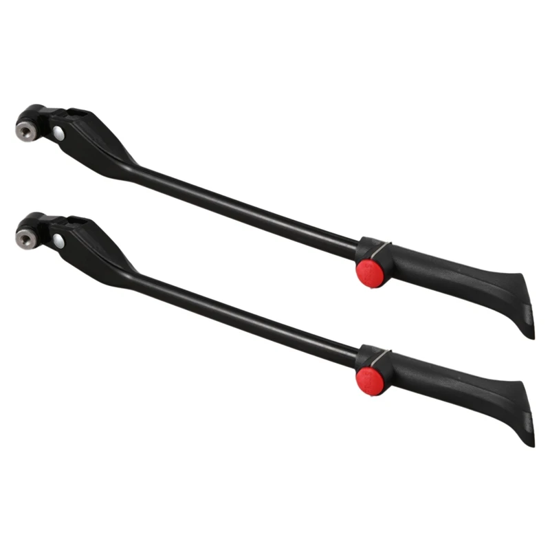 

New2x Adjustable Road Bicycle Kickstand Parking Rack Support Side Kick Stand Foot Brace Cycling Parts 36-41Cm Bike Holder