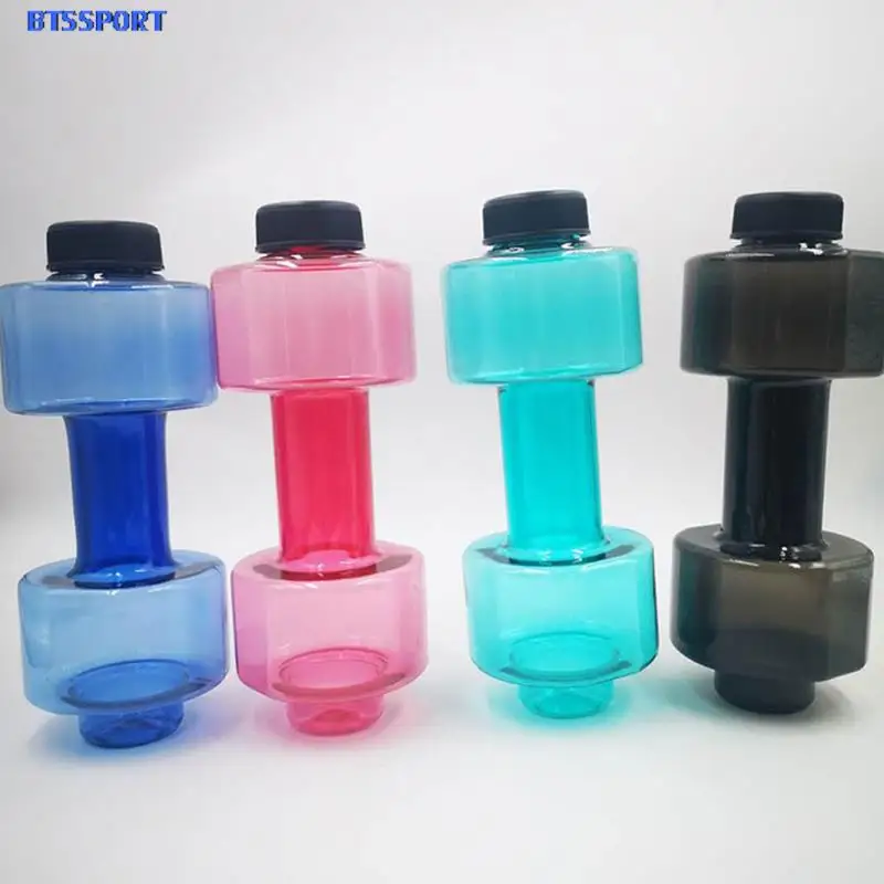 550ml Leakproof Portable Unbreakable My Sports Plastic Bottle Shaker Bpa Fitness Dumbbell Unisex