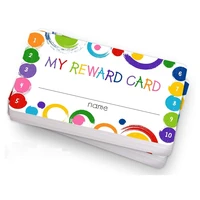 classroom reward card 10 50pcs behavior incentive awards loyalty cards for teachers encouragement students punch cards for kids