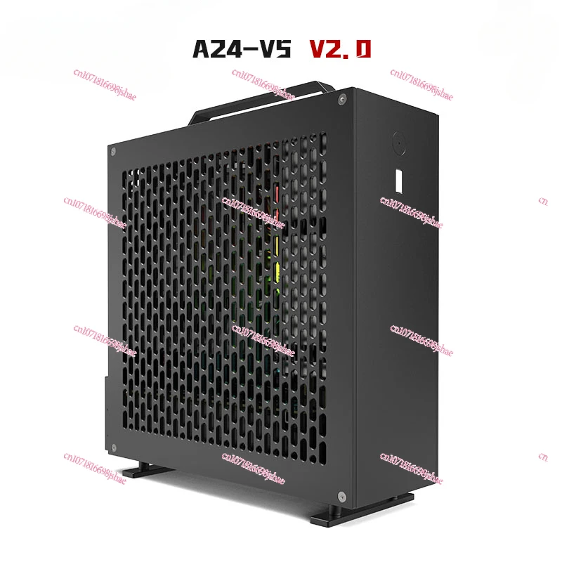 Spot Lzmod Mini A24-V5 2.0 Двухслотовый блок питания с одним дисплеем 1u Шасси Itx двусторонняя